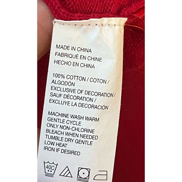 Izod Womens Medium Red V-Neck Long Sleeve Pullover Sweater - Picture 3 of 6